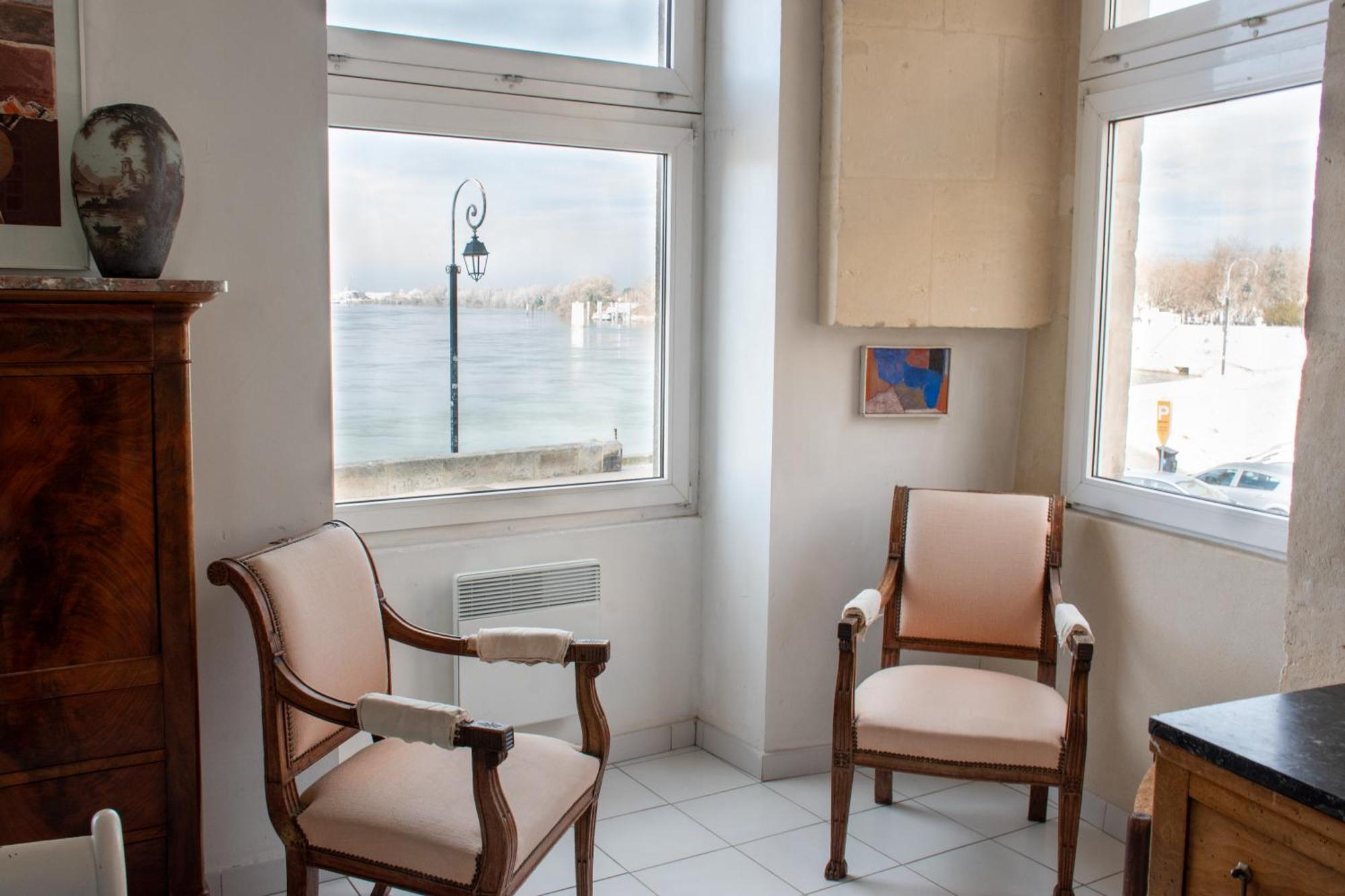Ferienwohnung Renne - Vue Imprenable Sur Le Rhone Arles Exterior foto